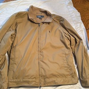 Awesome polo jacket. No stains or signs of visible wear.